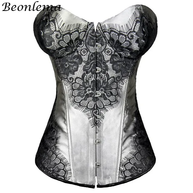 Beonlema Woman Slimming Sheath Purple Half Cup Corset Lace Lingerie