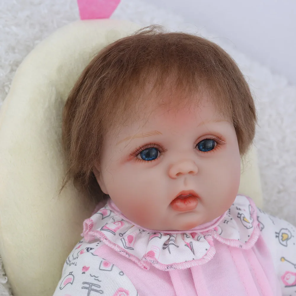 NPKDOLL Кукла реборн 45 см Рождественский подарок для девочек 17 дюймов Baby Alive мягкие игрушки "Цыплята" для девочек Lovely Bebe Reborn