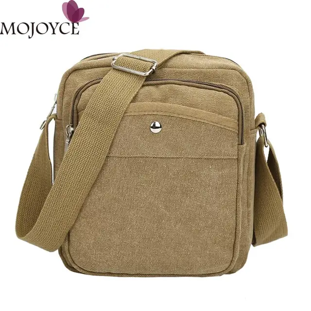Buy Fashion Men Shoulder Crossbody Bag Canvas Mens