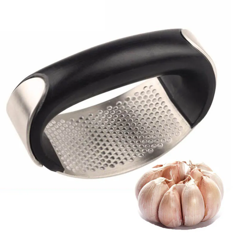 

Garlic Mincer Durable Chopping Garlic Tools Kitchen Gadgets Fruit Vegetable Tool Arc Shape Stainless Steel Manual Garlic Presses
