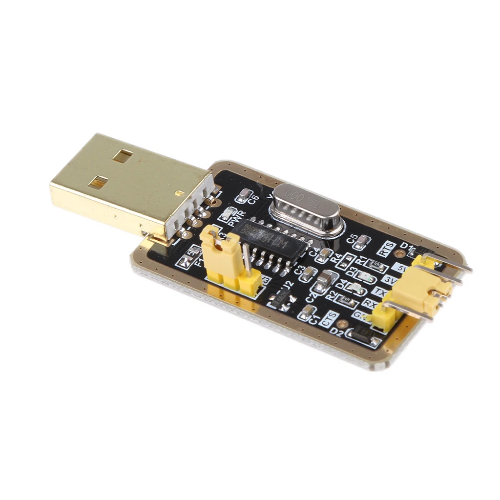 3.3V 5V USB to TTL Converter CH340G UART Serial Adapter Module Golden