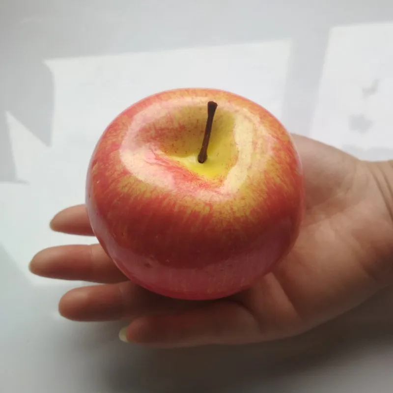 

Artificial apple Foam Plastic Fake Artificial Fruit for Kindergarten Garden Family Kitchen Decoration Handwork DIY fruit