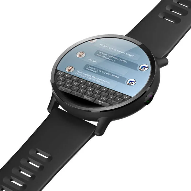 900 мАч Android 7,1 LTE 4G Sim wifi 2,03 дюймов камера 8 МП gps Частота сердечных сокращений IP67 водонепроницаемые Смарт-часы для LEM-X умные часы для мужчин