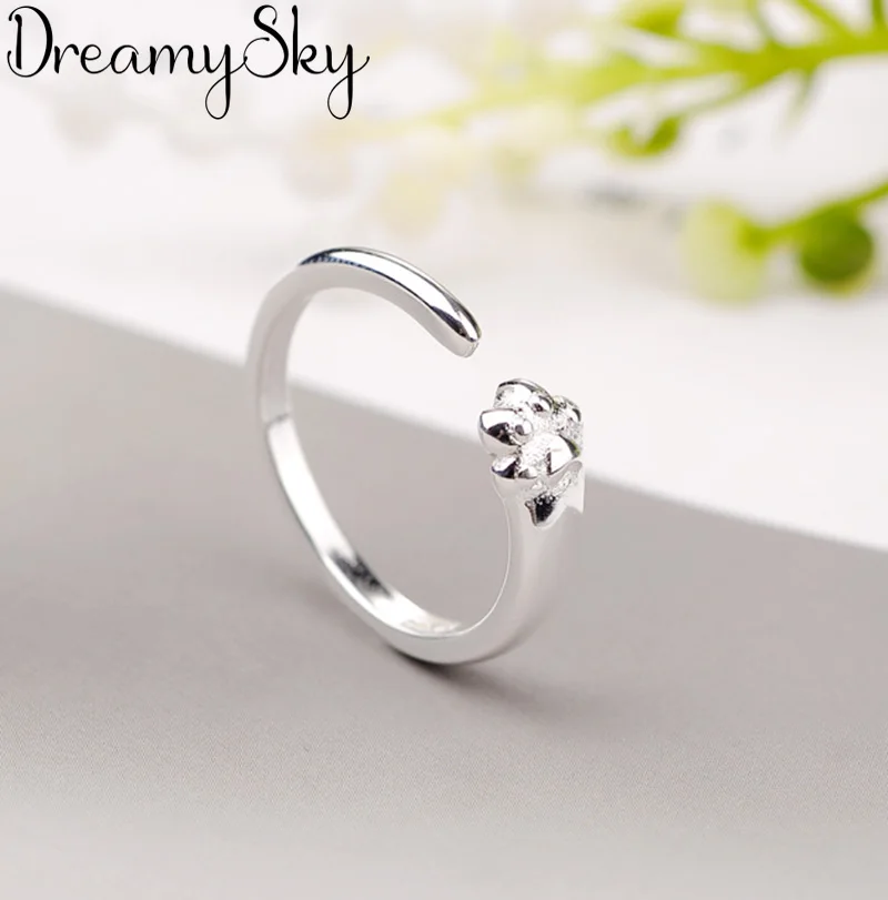 

Bohemian Jewelry Fashion 925 Sterling Silver Cat Claws Rings For Women Personality Ladies Vintage Engagement Finger Rings