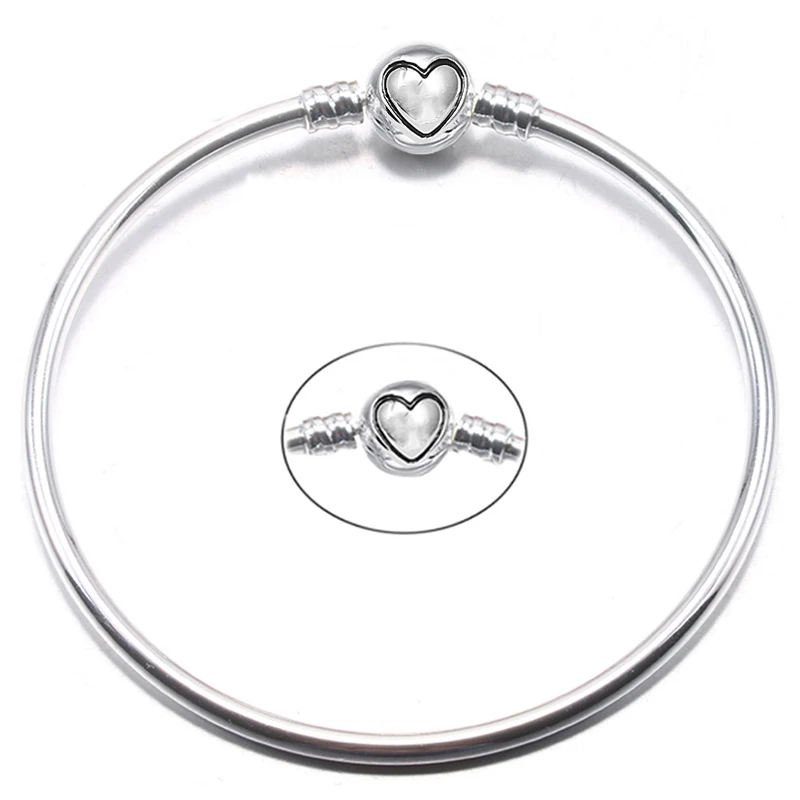 

BAOPON High Quality Silver-Color Basic Chain Pandora Bracelets Fits DIY European Charm Bracelet & Bangles For Women Jewelry