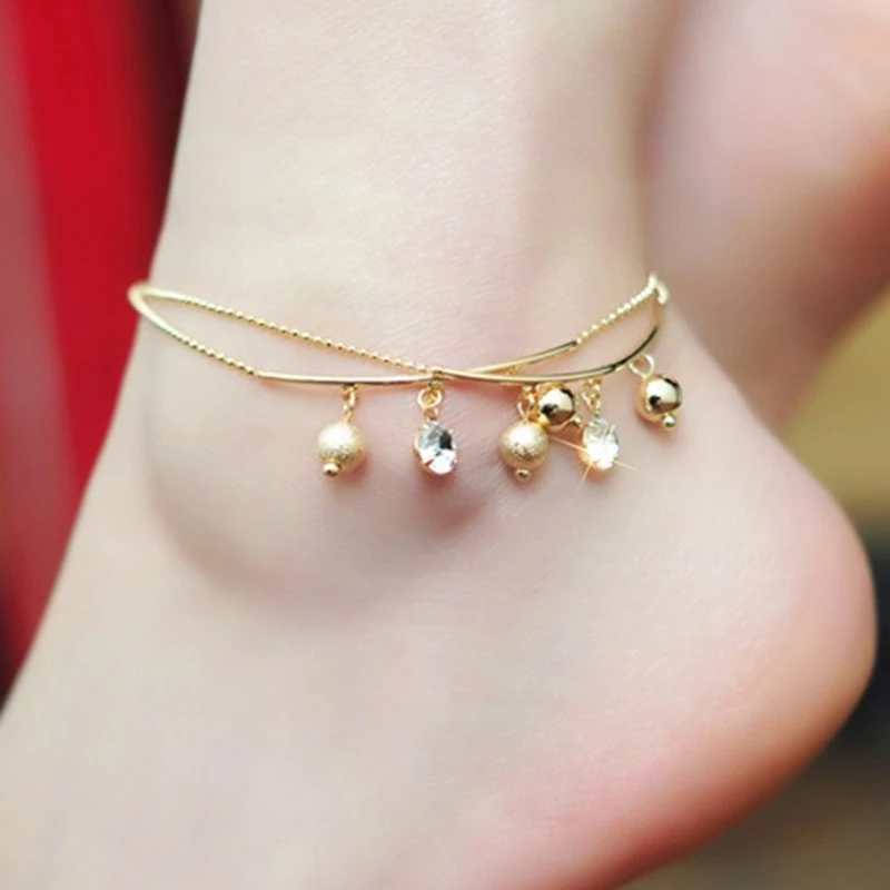 8SEASONS Zinc Alloy Fashion Anklet Bells Leg Bracelet Foot Jewelry