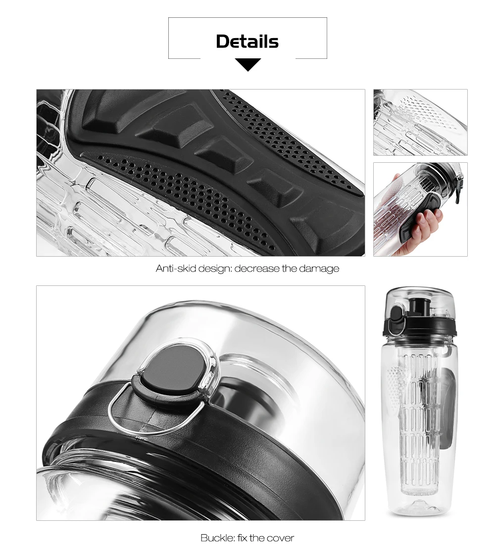 Portable Fruit Water Bottle Space Cup for Outdoor Sports