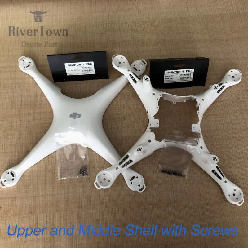 

Original New DJI Phantom 4 Pro Upper/Bottom Shell With Screws Body Shell Housing Cover for P4P Drone Service Spare Repair Parts