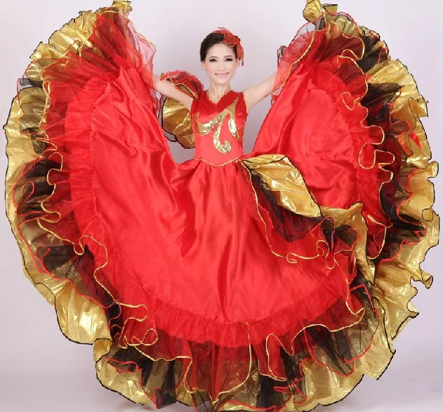 Женский танец фламенко платье взрослый Пасо двойной танец платье костюм фламенко девушка танец фламенко платья