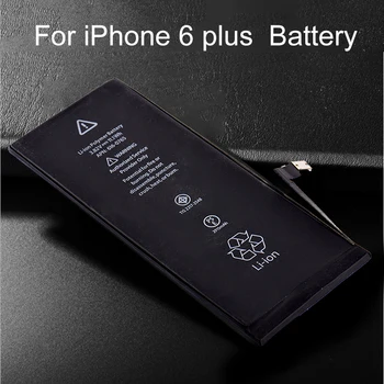 

Original 3.82V 2915mAh Li-ion Replacement Battery For iPhone 6 Plus Internel Black Built-in Lithium For i6 plus Phones Bateria