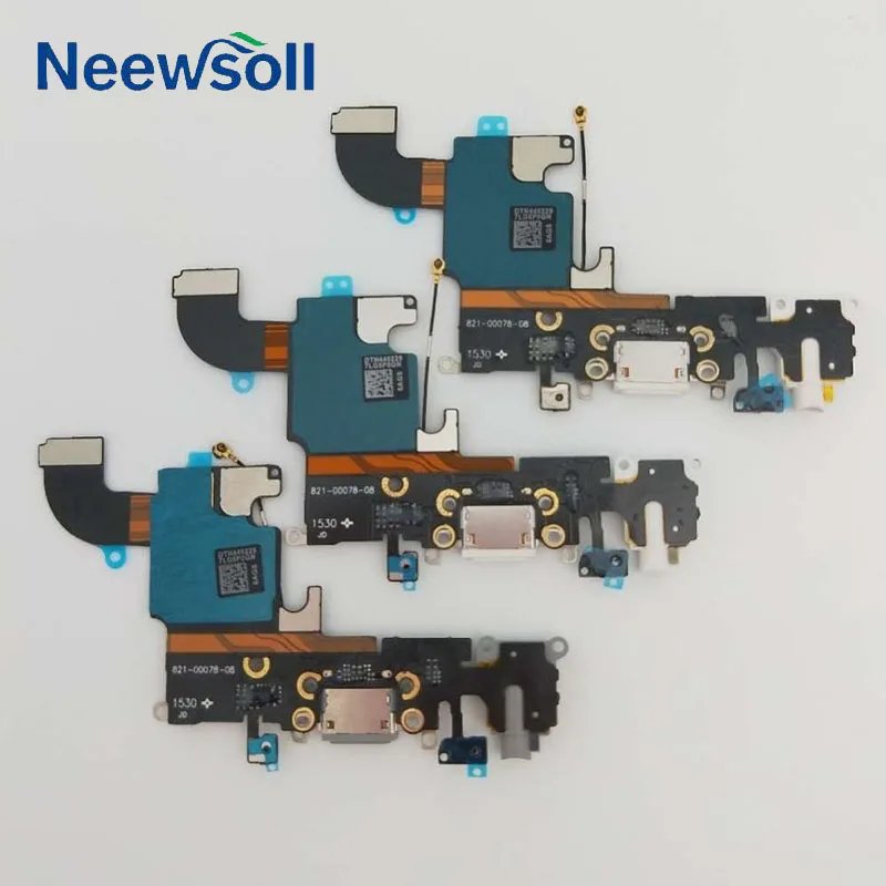 10pcs Charging Port Flex Cable for iPhone 6S 4.7'' 6SP 5.5'' USB Dock