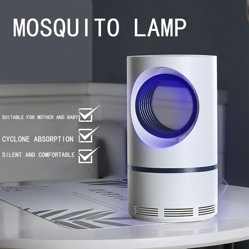 Электрическая фотокаталитическая светодиодная наклейка от комаров лампа низкого напряжения УФ-фоткаталитическая ловушка насекомых средство от комаров свет