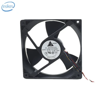 

EFB1212VH Double Ball Bearing Cooling Fan DC 12V 0.58A 6.96W 3400RPM 12025 12cm 120*120*25mm 4 Wires