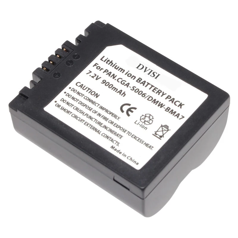 1 шт. CGA-S006 CGR CGA S006E S006 S006A BMA7 DMW Аккумулятор для Panasonic DMC FZ7 FZ8 FZ18 FZ28 FZ30 FZ35 FZ38 FZ50 |