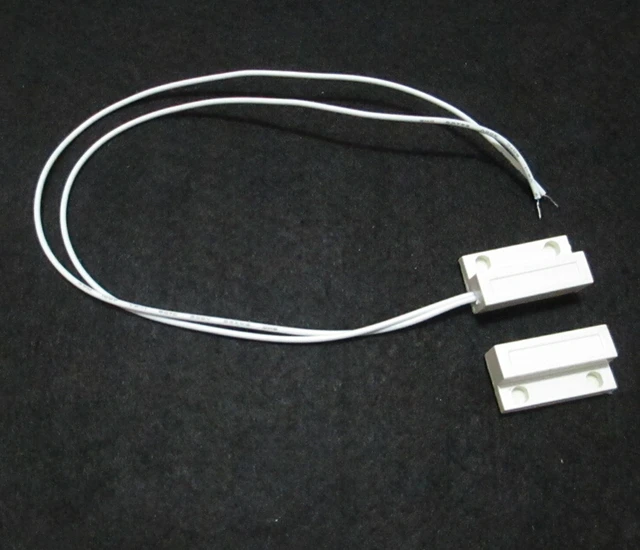 10pcs MC-38 Wired Door Window Sensor MC38 Magnetic Switch normally Closed NC for our Home gsm pstn Wire Alarm System 3