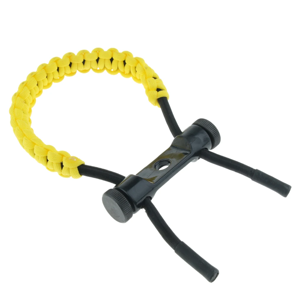 Bow Archery Wrist Sling Paracord Cord Survival Hunting Shooting Wrist Strap Compound Bow Wrist Sling Archery Wrist Sling