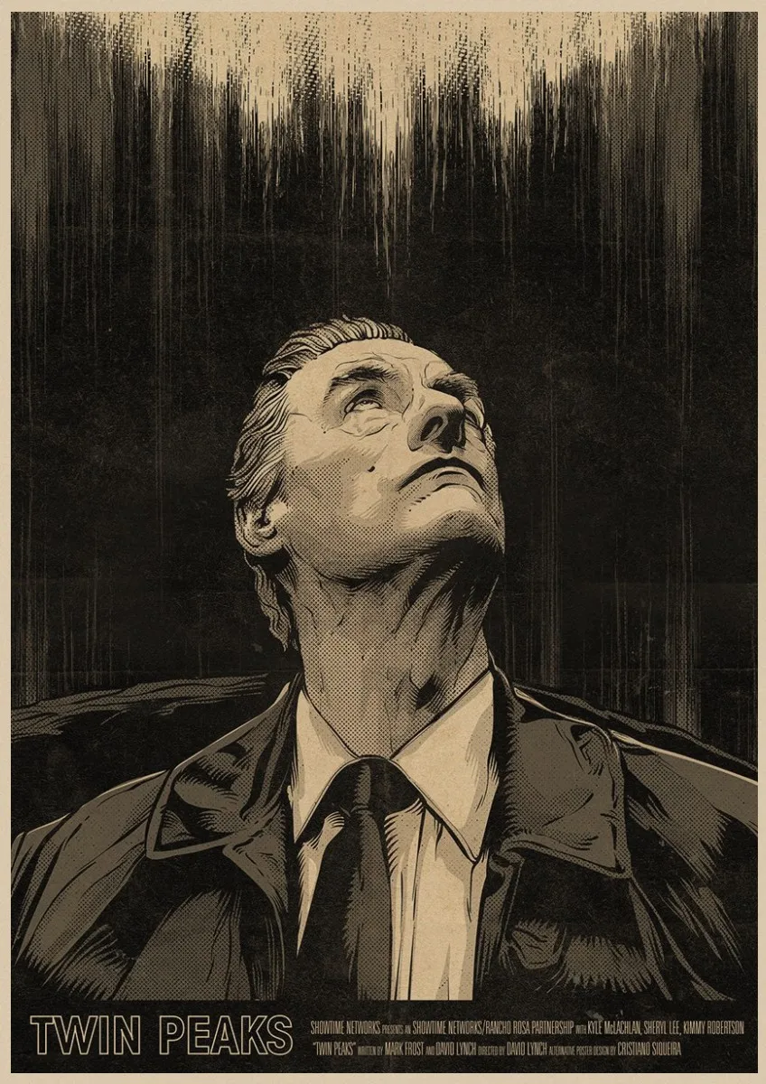 Постеры TWIN PEAKS прозрачные настенные наклейки с изображением украшение для дома