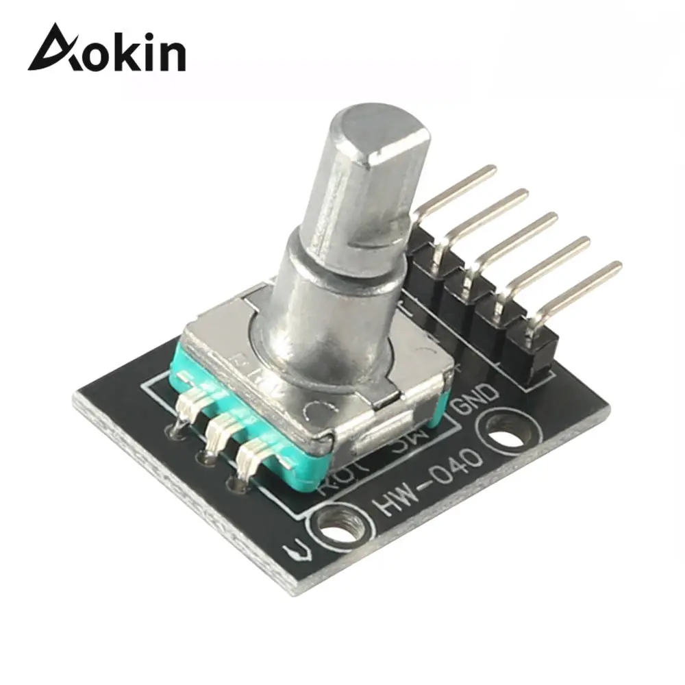 Модуль роторного кодировщика для Arduino с поворотным датчиком на 360 градусов KY 040