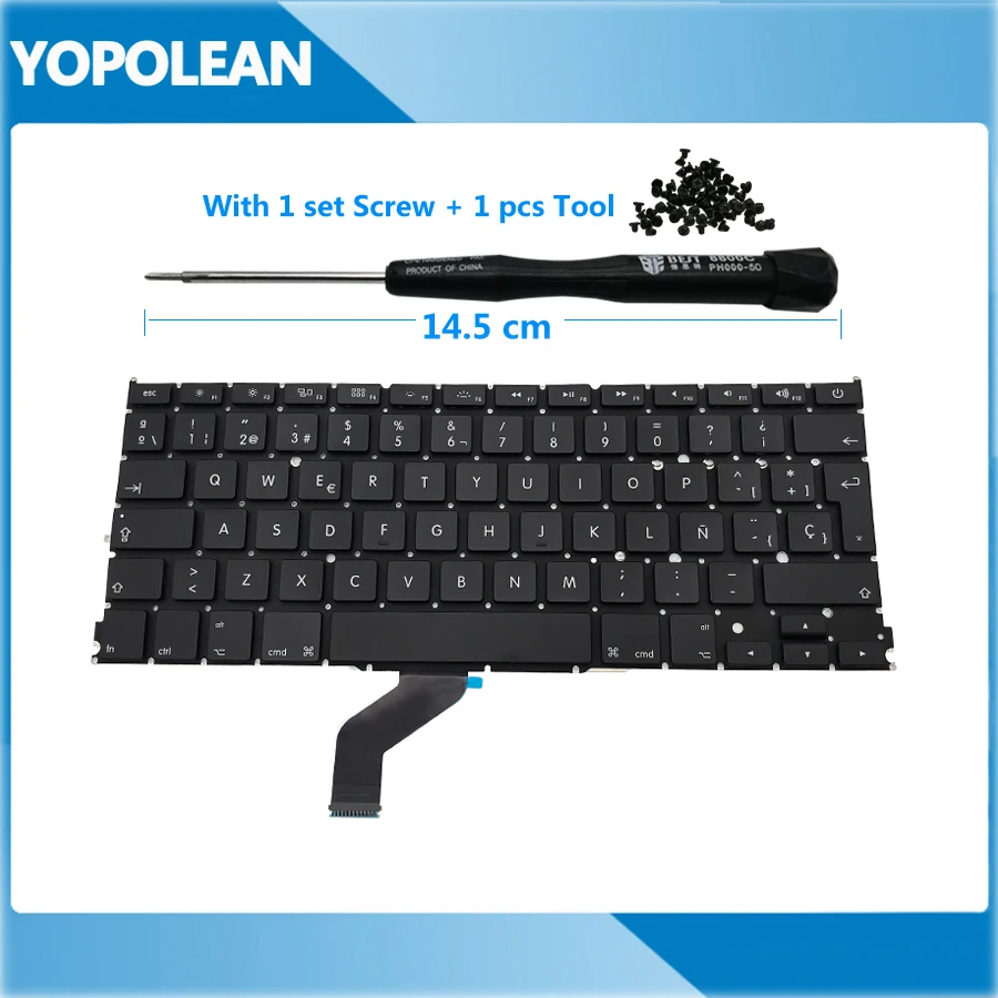

New Spain Spanish Keyboard For Macbook Pro Retina 13" Unibody A1425 2012 2013