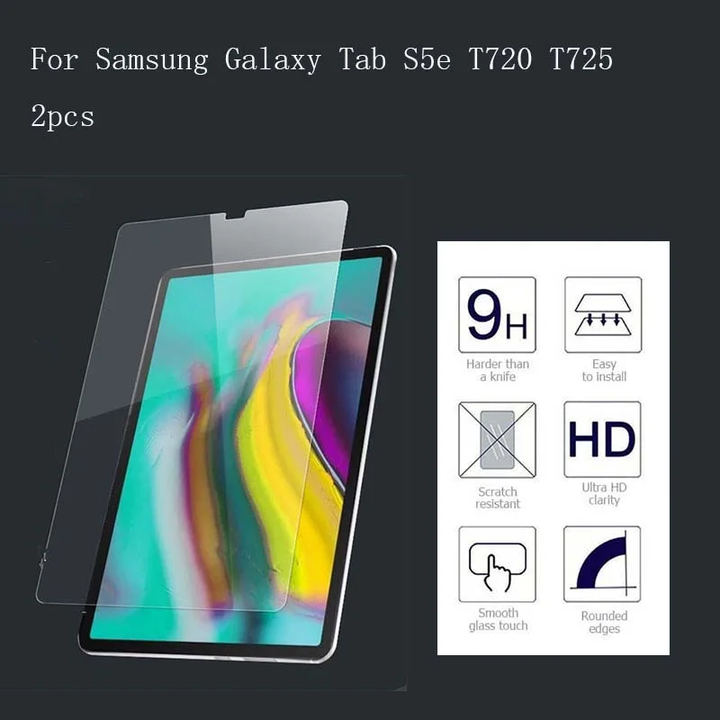 Ультратонкий планшет закаленное Стекло для Samsung Galaxy Tab S5e T720 T725 Экран Защитная пленка 2 шт. в 1 посылка