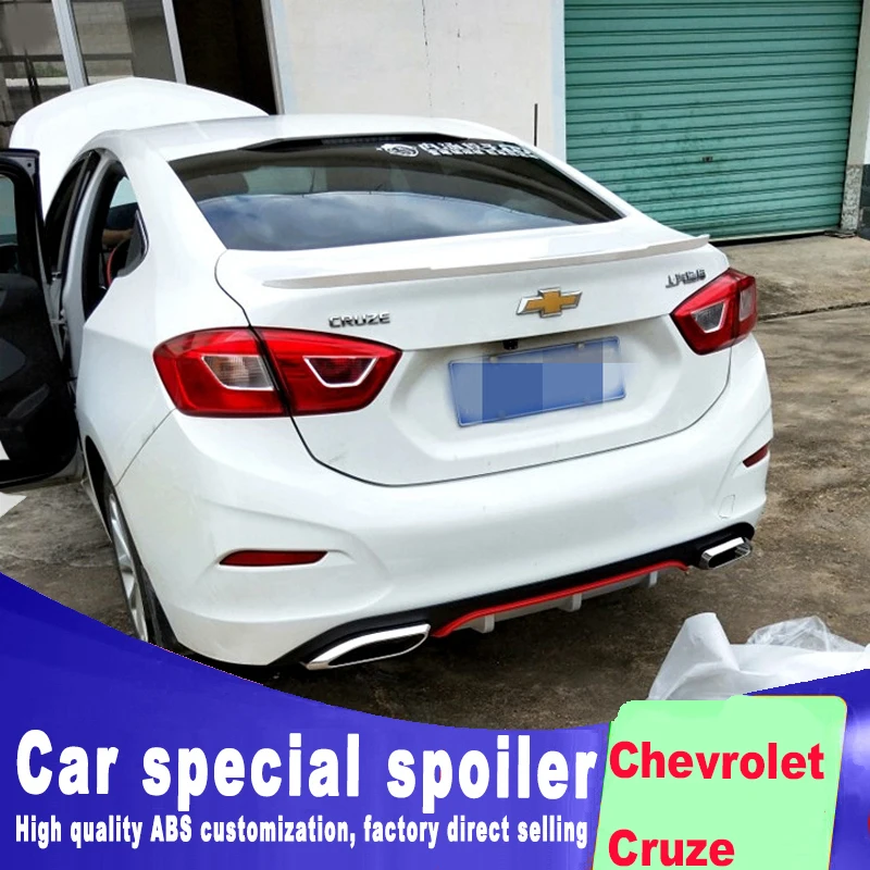 Новый дизайнерский спойлер на задний багажник 2017 2018 крыло для Chevrolet Cruze высокое