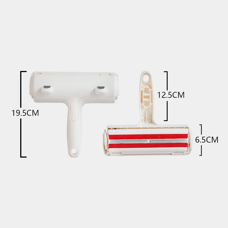 as shown Pet Hair Remover Roller Comb Furniture Lint Sticking Hair Removing Tool can CSV - Цвет: as shown