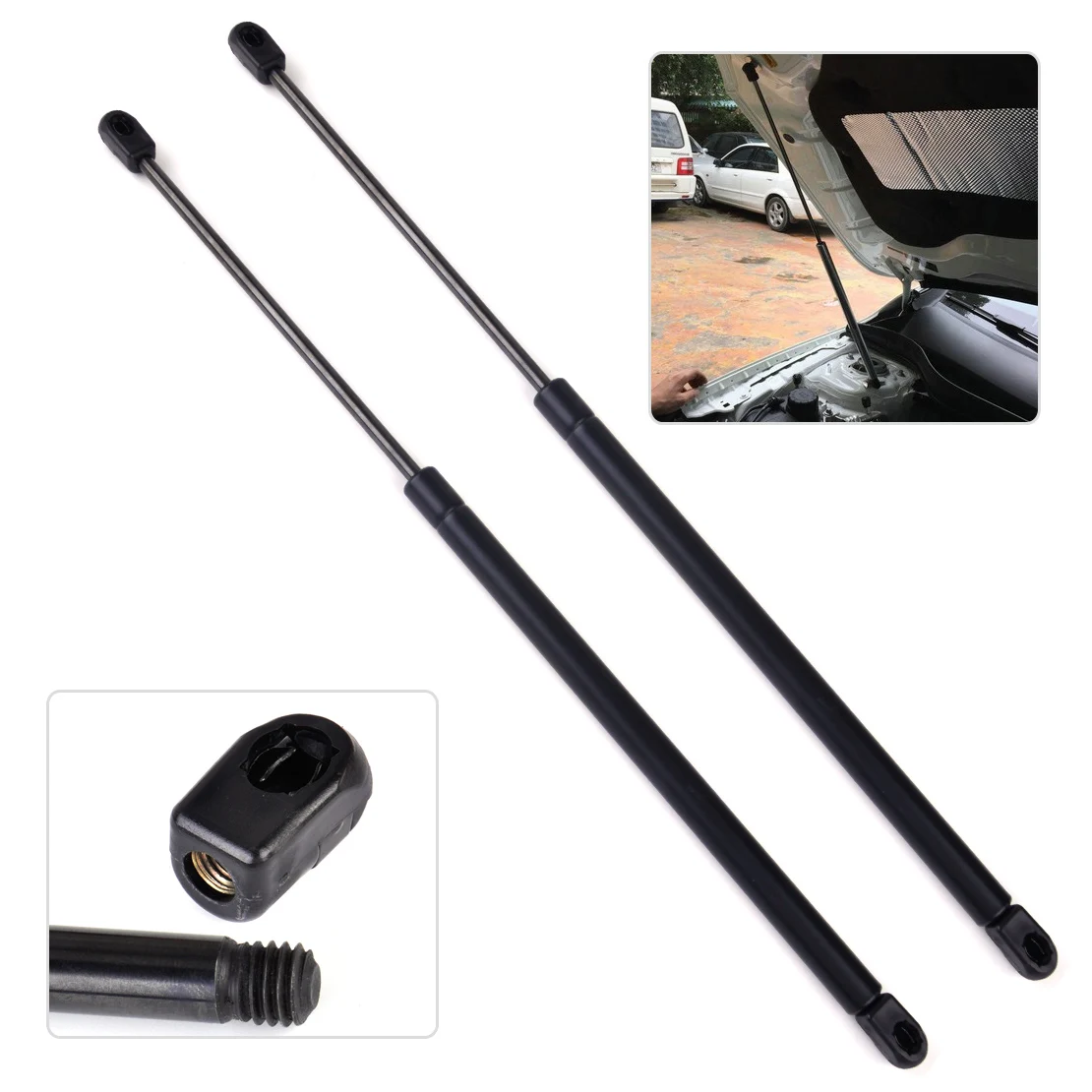 

CITALL 2038800429 2pcs Front Hood Gas Lift Support Shock Strut for Mercedes Benz C230 C240 C280 C350 CLK55 CLK320 CLK500