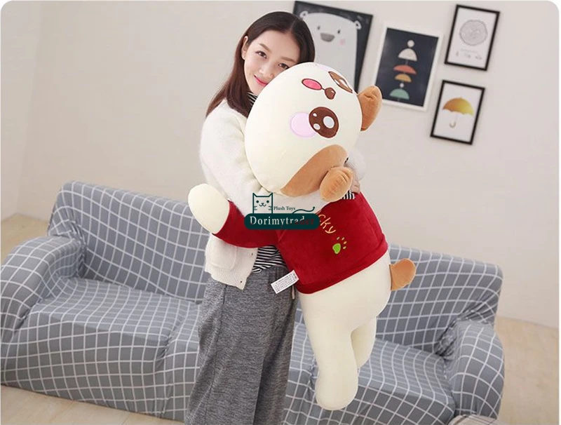 Dorimytrader cuddly soft cartoon cat plush doll pillow giant stuffed animal cats toy baby gift christmas gift 75cm 100cm DY61822 (6)