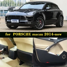 Автомобильные тормозные колодки спереди и сзади двери сиденья анти-kick коврик автомобиля-Средства для укладки волос для PORSCHE macan s turbo