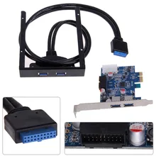 2 Port USB 3 0 PCI Express Card 3 5 Motherboard Floppy Disk Bay Front Panel