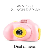 Mini Kids Camera Front and Rear Lens Multi-language Function Life Record Electronic Camera Educational Puzzle Toy Gift Mini Kids Camera Front and Rear Lens Multi-language Function Life Record Electronic Camera Educational Puzzle Toy Gift
