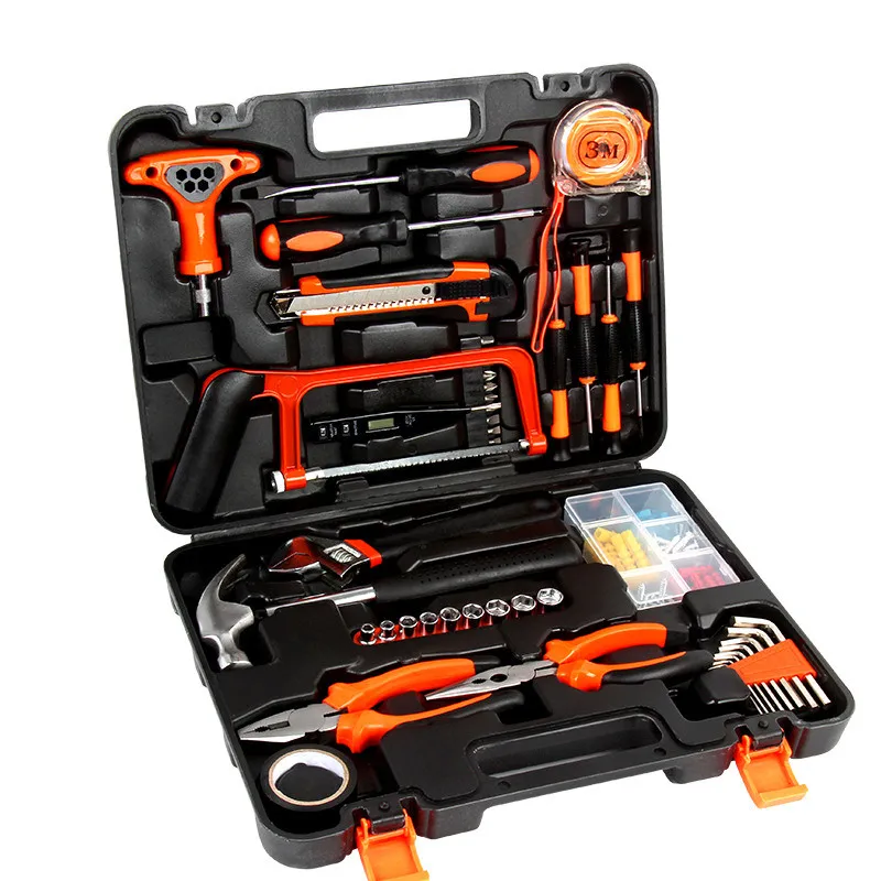 ￡16.46 Household 82pcs Combo Tools Multifunction Hardware Toolbox House Decoration Electrician