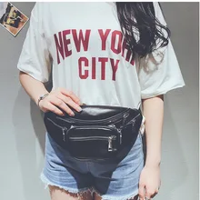 BANGE Женская PU однотонная сумка поясная на молнии для девочек Черная поясная сумка на груди для женщин сумки на плечо Heuptas Heuptasje Sac Banane