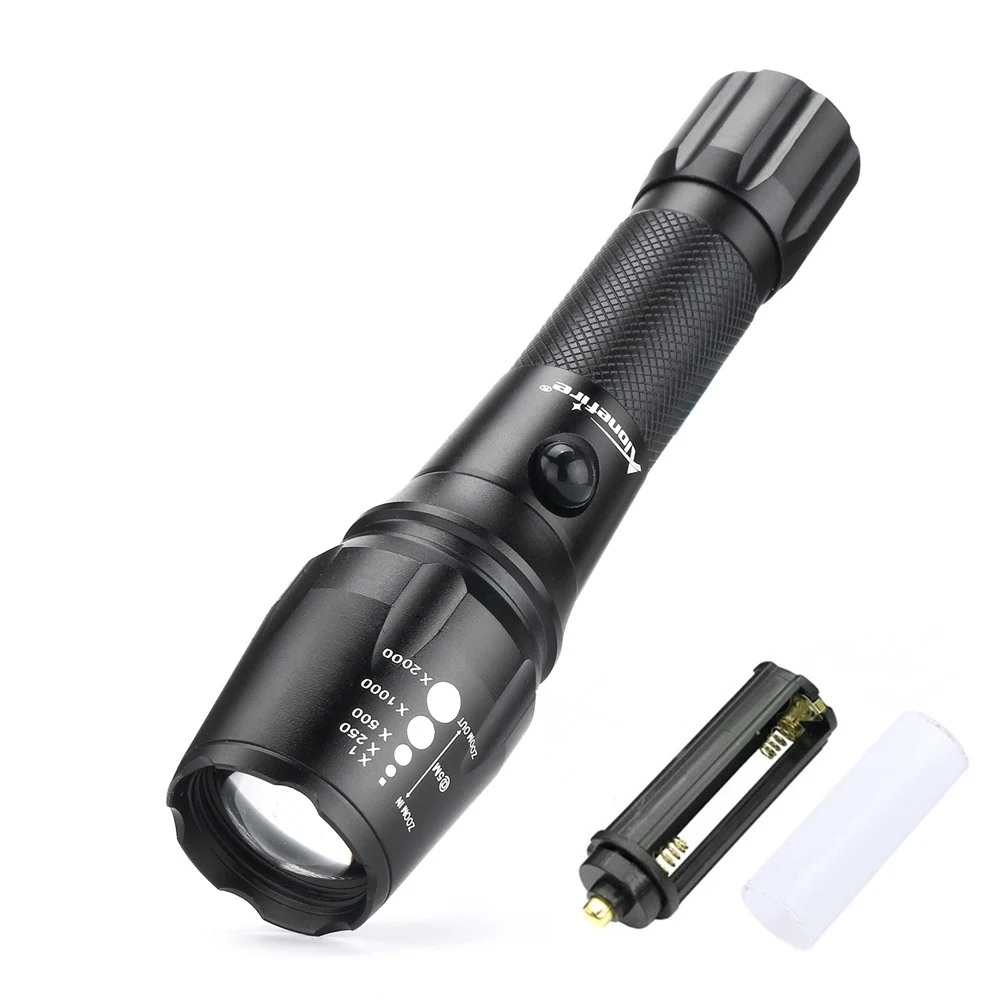 Alonefire G900 CREE XM-L T6 светодиодный 5000lm Водонепроницаемый Масштабируемые фонарик с 18650 Перезаряжаемые Батарея и Зарядное устройство