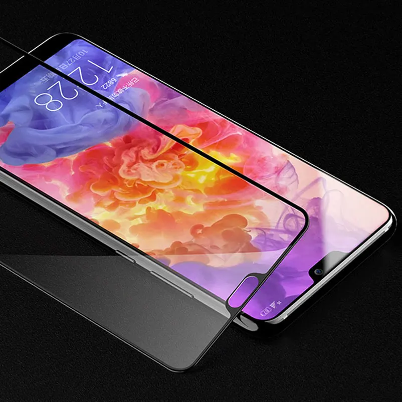9D для Huawei P30 Pro P Smart 2019 Y7 Защитная пленка экрана из закаленного стекла с полным
