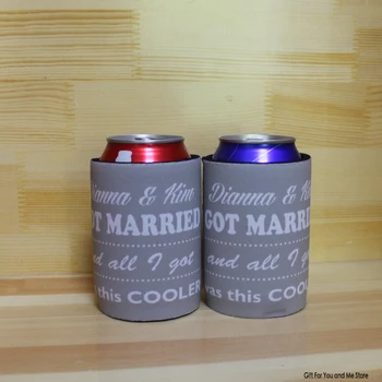 

100pcs/lot Custom Australia Stubby Holders Stubby Beer Wedding Gift Customize Logo Neoprene Stubby Coolers Can Holder Wedding