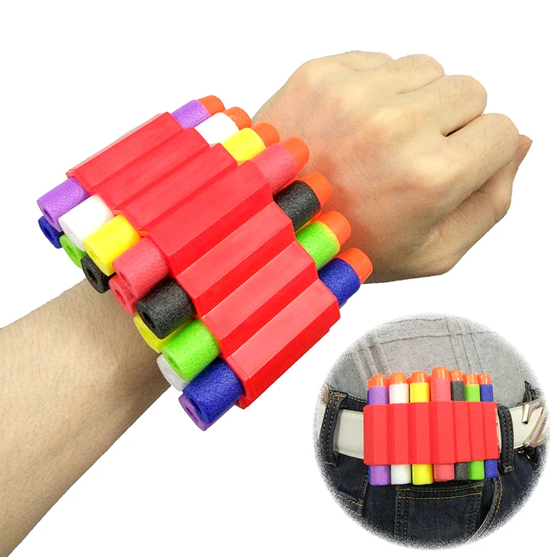 HongChi Toy Gun bullet Wristband For Nerf Gun Wrist strap Can hold soft