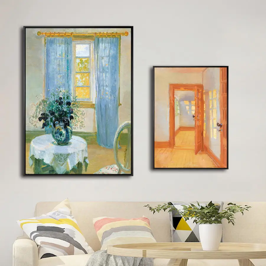 Paintings by Anna Ancher Printed on Canvas