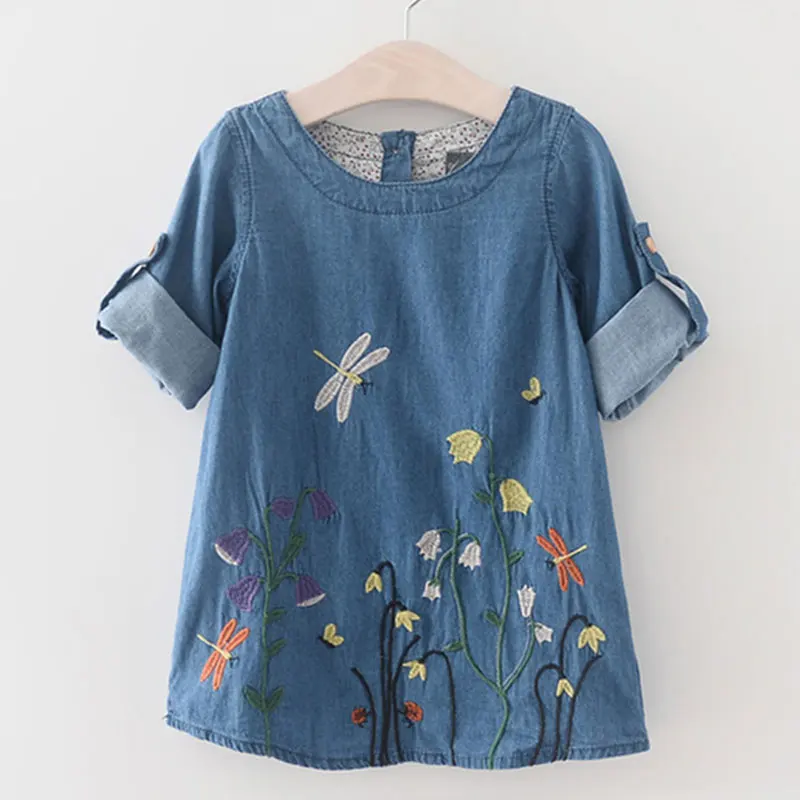Keelorn-Girls-Denim-Dress-Children-Clothing-Casual-Style-Girls-Clothes-Butterfly-Embroidery-Dress-Kids-Clothes-2017-Spring-1