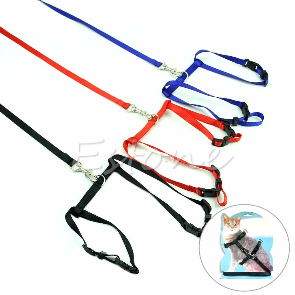 Adjustable Nylon Rope Pet Dog Pup Head Collar Cat Lead Leash Harness