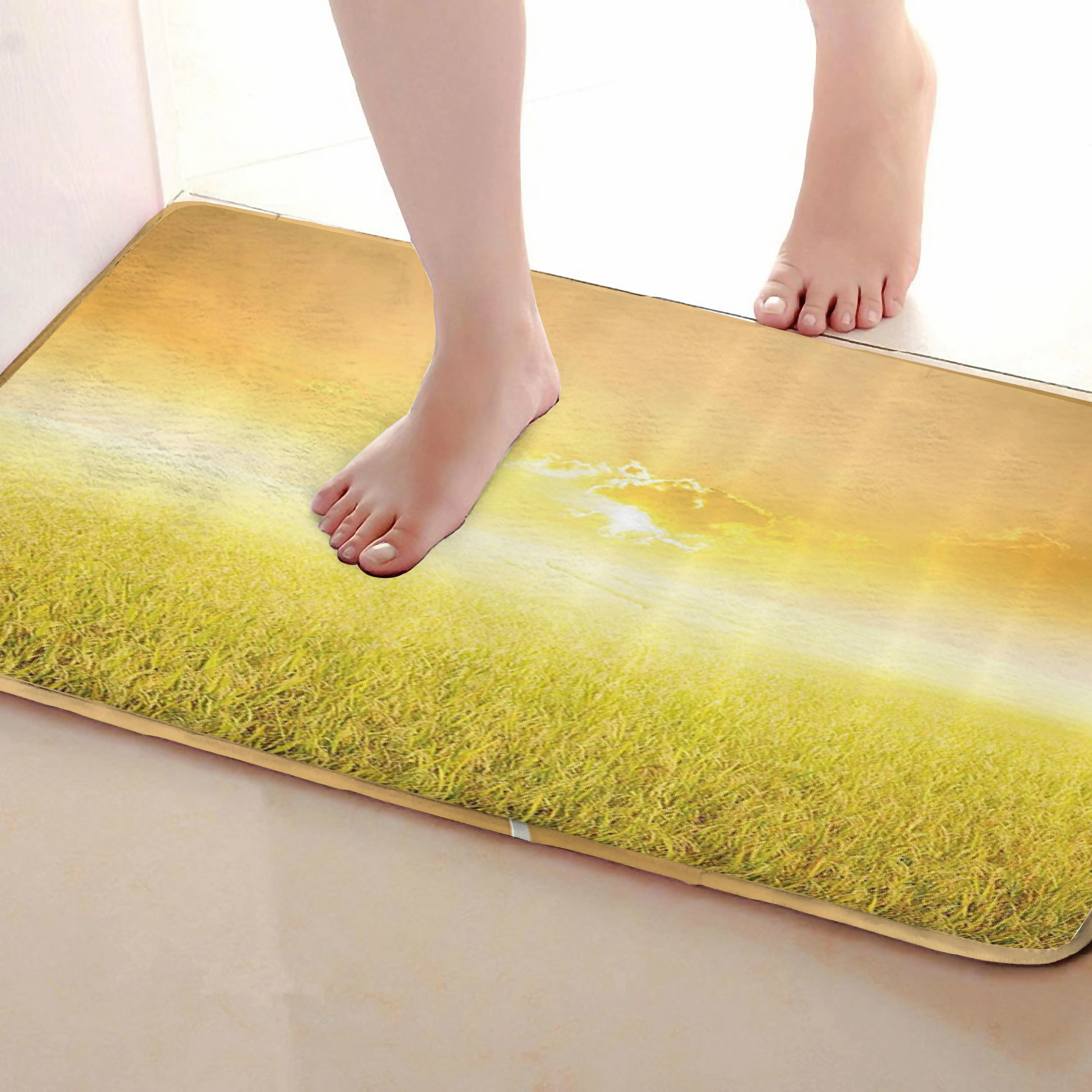 Paddy Стиль Коврик для ванной комнаты, смешной Противоскользящий коврик для ванной, занавески для душа s аксессуары, соответствующие вашей душевой занавеске