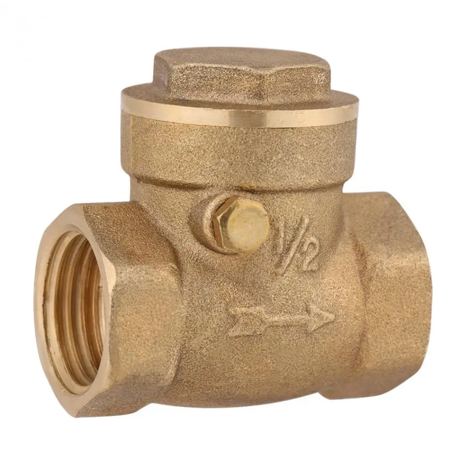 DN15 DN20 DN25 медный обратный клапан с резьбой не возвращаемый 232PSI для предотвращения