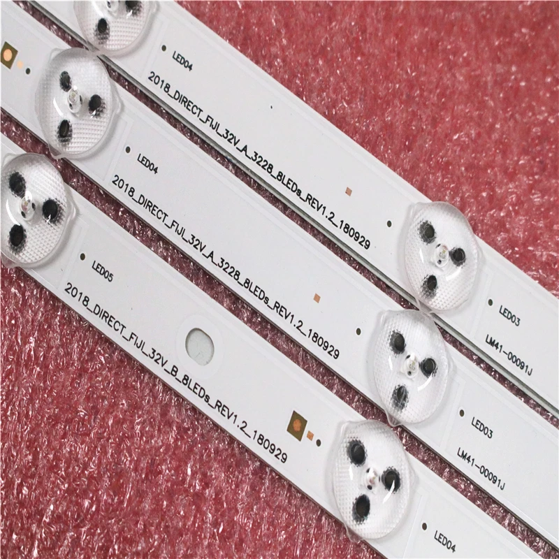 3Pcs X Striscia Di Retroilluminazione A Led Per Sony 32 "Tv Per Lm41-00091J 612Mm
