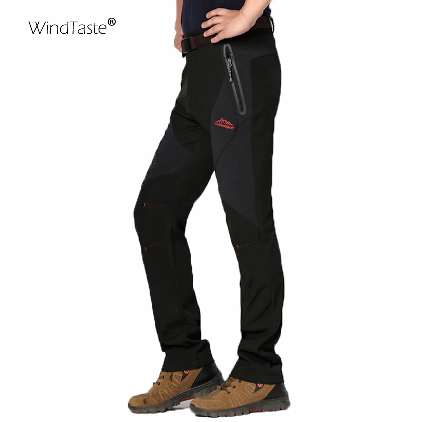 WindTaste de los hombres de invierno cálido Softshell pantalones de lana al aire libre impermeable a prueba de viento senderismo deporte senderismo Camping pantalones 5XL KA054 WindTaste de los hombres de invierno cálido Softshell pantalones de lana al aire libre impermeable a prueba de viento senderismo deporte senderismo Camping pantalones 5XL KA054