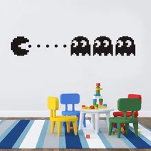 Новинка, виниловая настенная наклейка Pacman, домашний декор, декор для детской комнаты, спальни, самодельные обои, съемные настенные наклейки