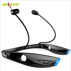 Zealot H1 спортивные беспроводные Bluetooth наушники пот доказательство складной модная гарнитура стерео Bluetooth наушники гарнитура с микрофоном