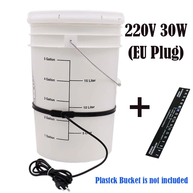 Universal Fermentation Heating Belt for Homebrewing – 25W Adjustable Temperature Control