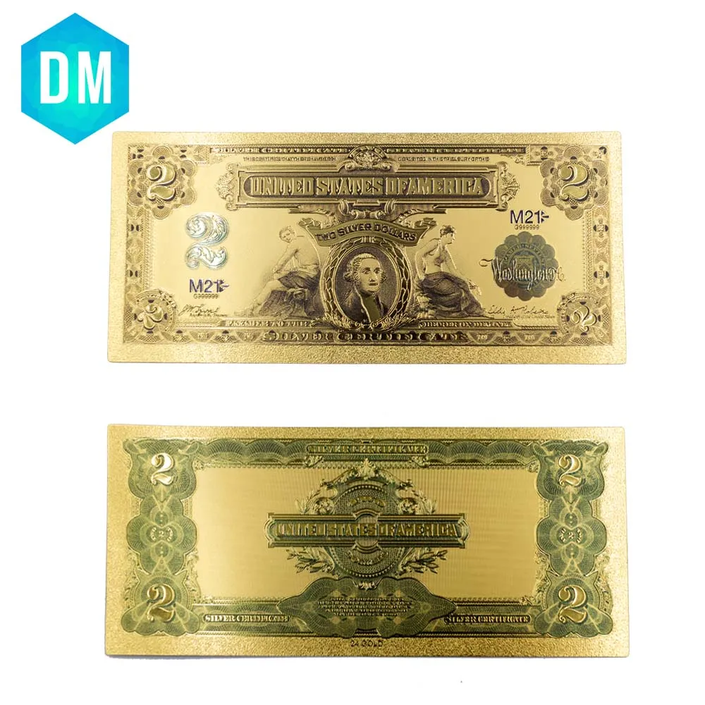 Домашние декоративные подарки Souveir 999 9 позолоченные 24k золотые банкноты