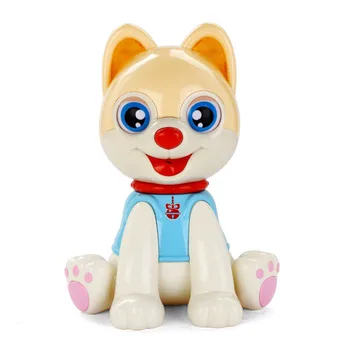 

1pc Robot Dog with Music Light Shine Intelligent Electronic Robot Walking Dog Puppy Action Toy