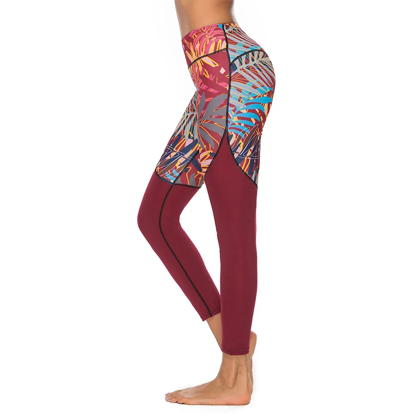 

Sexy Print Push Up Women Leggings High Waist Bandage Workout Elasticity Female Leggings Spandex Run Pants Fitness Sports Clothes